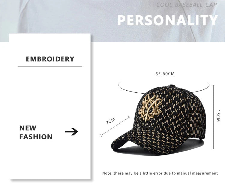 Casquette de baseball pour hommes, chapeau de printemps à la mode, marque ins tide, décontracté, hipster de rue sauvage