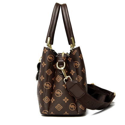 Sacs à poignée supérieure imprimés pour femmes, Sac à main en cuir de bonne qualité, Sac à bandoulière de luxe de styliste pour dames, Sac de banlieue