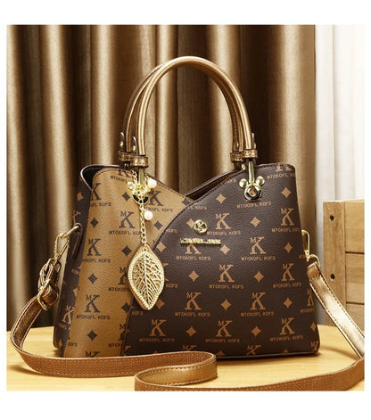 Sac à bandoulière élégant pour maman, 11.2 pouces (28cm), fourre-tout à la mode avec matériau PU de haute qualité