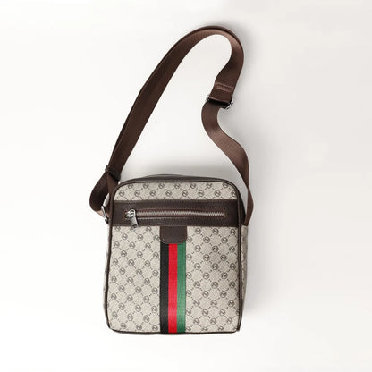 Design de luxe hommes sacs à bandoulière mode Plaid lettre imprimé sac à bandoulière hommes carré sac à bandoulière mâle fronde sac de messager