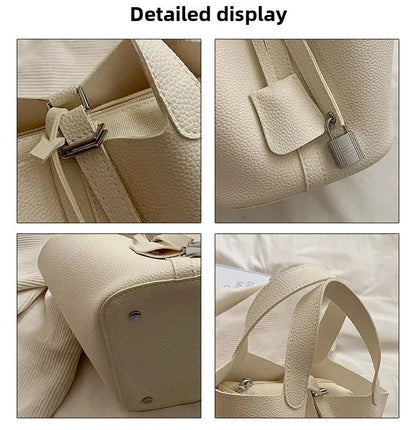 Sac à main en cuir PU pour femmes, Design Unique haut de gamme, offre spéciale de la saison, sac seau tendance, polyvalent à la mode, Si