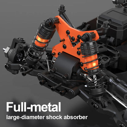 JIUSI PT14R 1/14 RC voiture de course 3S batterie 4WD 80 km/h moteur sans brosse 2.4G télécommande 35C haute vitesse tout-terrain camion RC