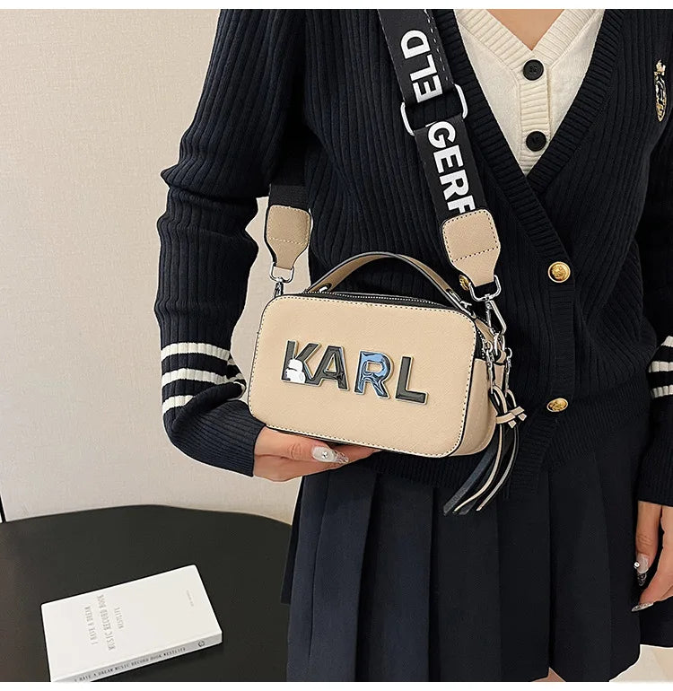 ‌ Sac messager tendance pour femmes, sac à bandoulière Simple, Texture haute sensibilité, Niche polyvalente pour appareil photo, 2025