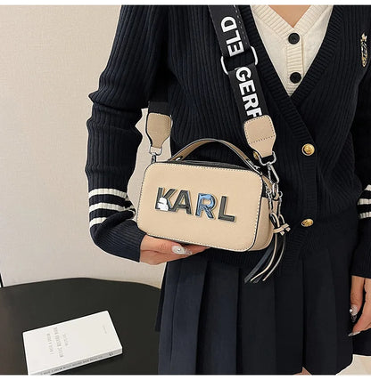 ‌ Sac messager tendance pour femmes, sac à bandoulière Simple, Texture haute sensibilité, Niche polyvalente pour appareil photo, 2025