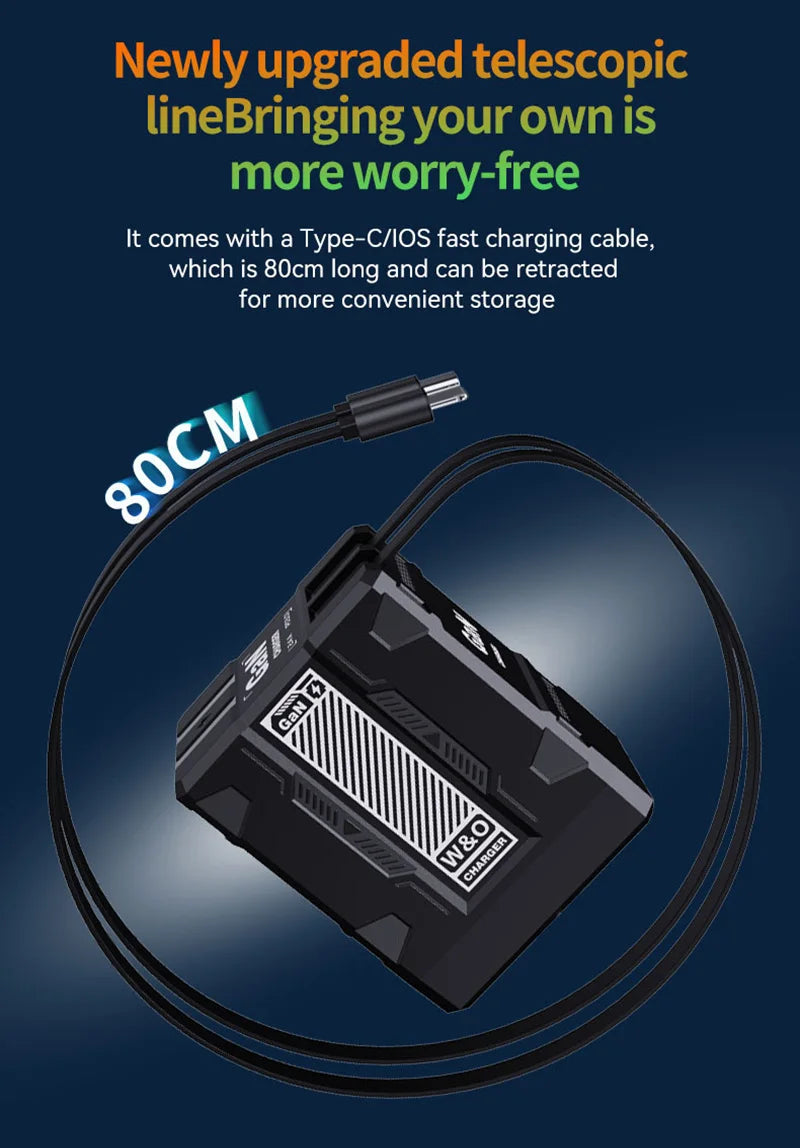 Xiaomi GAN 20W chargeur Ultra rapide Type C éclairage PD 3.0 charge de téléphone portable prise US/EU/UK pour iPhone Samsung Huawei Xiaomi