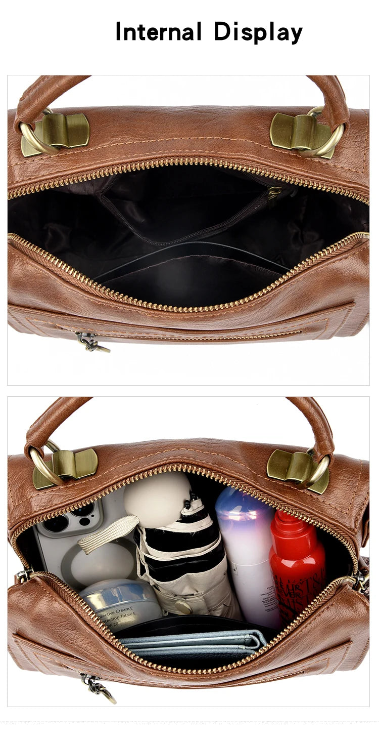 Femmes en cuir souple sacs à poignée supérieure sacs à Main de créateur de luxe dames grand Sac à bandoulière fourre-tout décontracté Sac de transport A Main