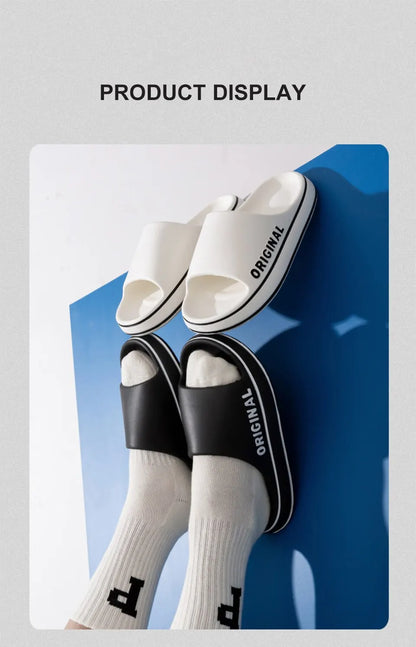 BS -Pantoufles d'été pour hommes et femmes, sandales souples, chaussures de plage décontractées, oligslides légers, sandales d'extérieur de marque