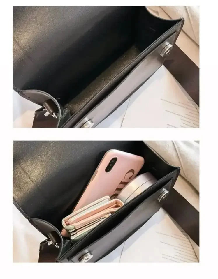 Sac à bandoulière en cuir PU pour femmes, sacs à main à poignée de voyage, sacoche à bandoulière, petit sac à rabat pour dames