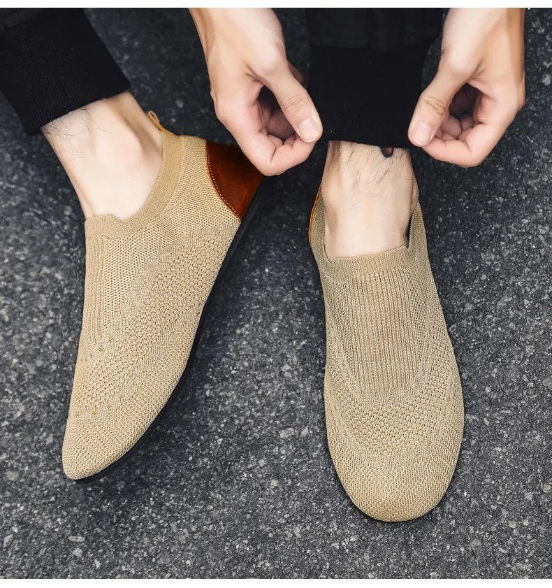 YRZL-Mocassins Légers pour Homme, Chaussures Plates Astronomiques, Conduite, Marche, Sans Lacets, Loisirs, Paresseux, 2024