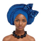 Cravate de Sauna à Paillettes pour Femme, Turban Africain avec Nministériels d Papillon Doux, Accessoire de ix