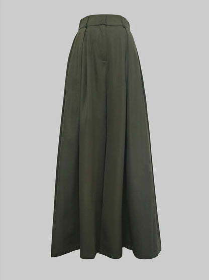 Mode femmes Baggy pantalon été 2025 Vintage ample taille haute jambe large noir pantalon pour femme vêtements surdimensionné