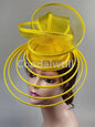 Église Fascinator Chapeau mariage maille casque femmes fête Banquet Chapeau casquette bandeau dames fête thé Royal Ascot pilulier casquettes