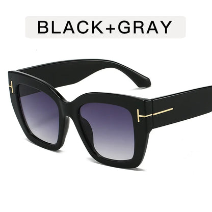 Lunettes de soleil vintage pour hommes et femmes, protection UV, forme carrée, haute qualité, style tendance