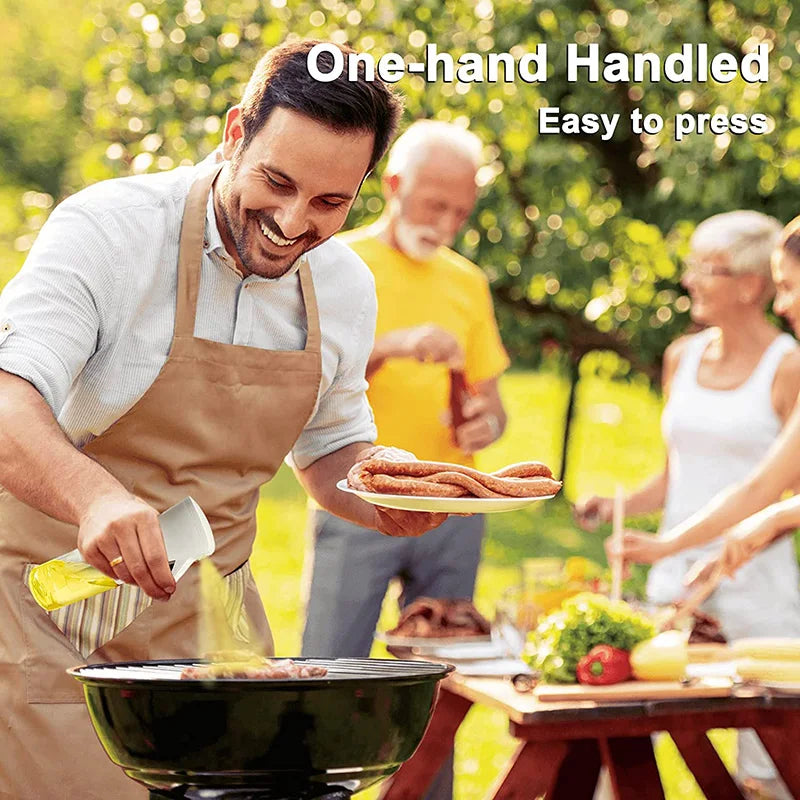 200/300/500ml bouteille de pulvérisation d'huile BBQ cuisson pulvérisateur d'huile d'olive cuisine cuisson huile Spray bouteille vide bouteille de vinaigre brosse à huile