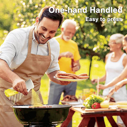 200/300/500ml bouteille de pulvérisation d'huile BBQ cuisson pulvérisateur d'huile d'olive cuisine cuisson huile Spray bouteille vide bouteille de vinaigre brosse à huile