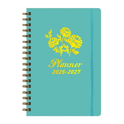 Anglais A5 Agenda livre à faire liste prendre des Notes 2025 calendrier planificateur bloc-Notes 12 mois Agenda hebdomadaire académique 365 jours bloc-Notes