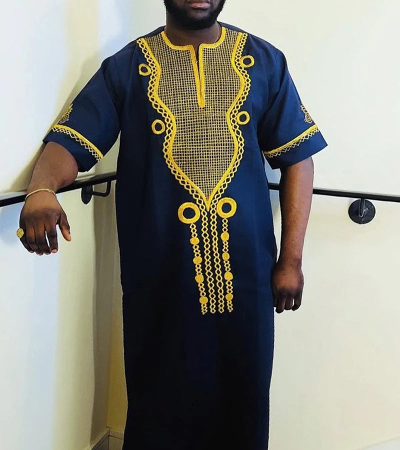 Robes de soirée traditionnelles africaines chemises pour hommes thobe dashiki robe vêtements mode caftan afrique vêtements musulmans abayas 2025
