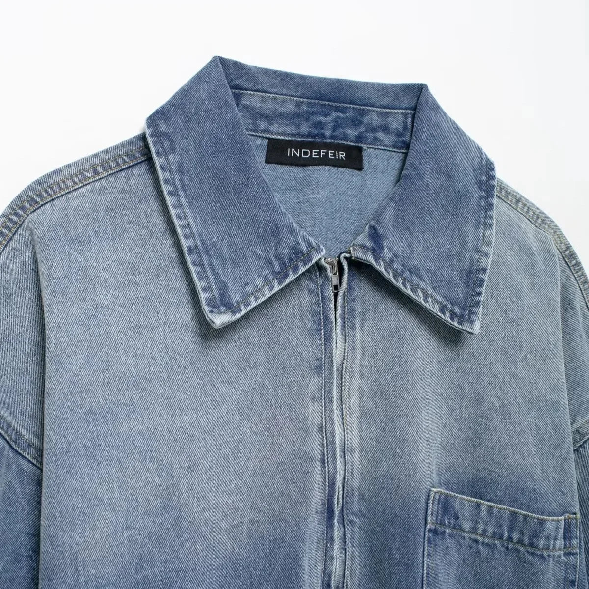 Jupe en jean zippée à col polo, nouveau style, robe décontractée adt fit, vente en gros transfrontalière, tendance européenne et américaine