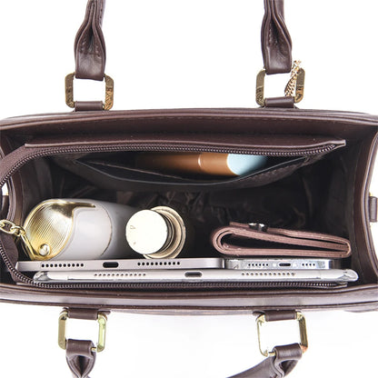 Sacs à bandoulière en cuir College pour femmes, sac à main de luxe pour femmes, sac fourre-tout Messenger, haute qualité, 2024