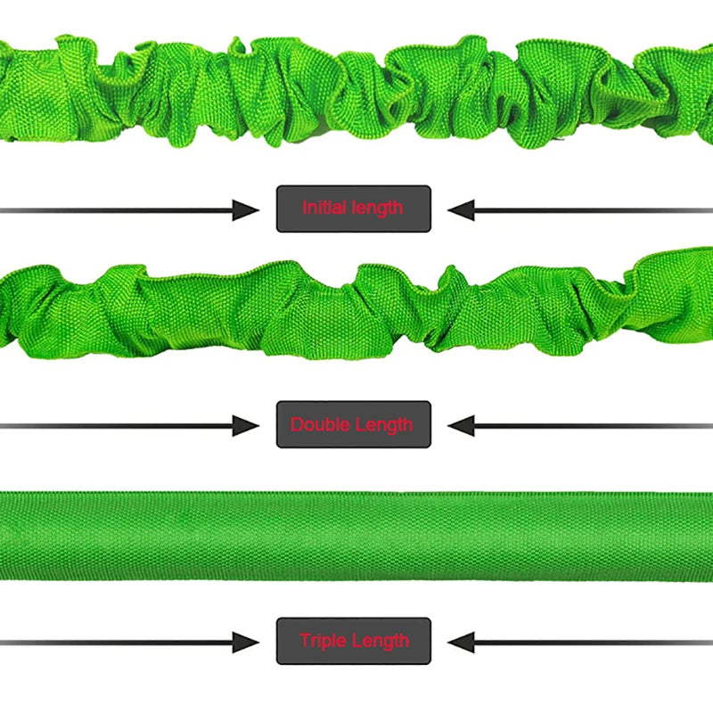 Pistolet à eau de lavage de voiture à haute pression, ensemble de tuyaux télescopiques en plastique pour la maison, tuyau de douche de jardin de voiture