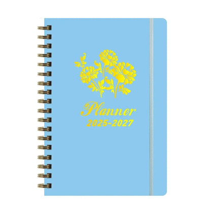 Anglais A5 Agenda livre à faire liste prendre des Notes 2025 calendrier planificateur bloc-Notes 12 mois Agenda hebdomadaire académique 365 jours bloc-Notes