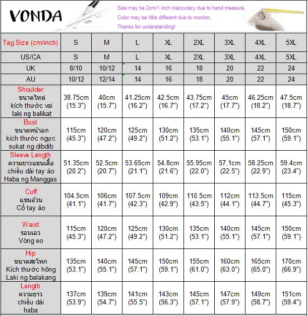 VONDA Vintage Robe Maxi femmes été fête imprimer robes 2025 mode col en v 3/4 manches décontracté surdimensionné ample longue Robe