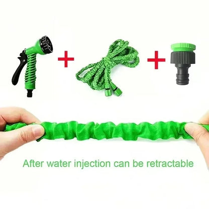 Tuyau magique haute pression extensible de 200 pieds, 7 fonctions de pulvérisation d'eau, pistolet, matériaux durables, outils d'arrosage de jardin domestique