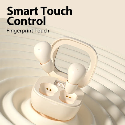 Mini écouteurs invisibles TWS Bluetooth 5.3, oreillettes sans fil, hi-fi, stéréo, réduction du bruit, pour iphone Xiaomi