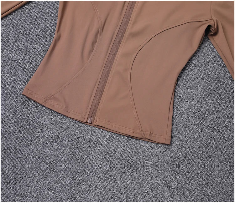 Veste de Sport pour femmes, chemise à manches longues, manteau d'entraînement, vêtements d'entraînement, de Yoga