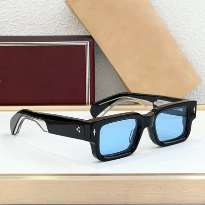 JMM ASCARlI lunettes de soleil carrées en acétate UV400 2025 lunettes photochromiques vintage de luxe pour hommes femmes voyage en plein air avec étui