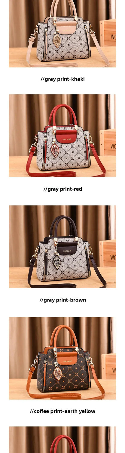 Sac à main à la mode de grande capacité pour femmes, petit sac à bandoulière pour dames et mères d'âge moyen