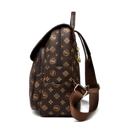 Sacs à Dos imprimés kangourou classiques Sac à Dos en Cuir Pu pour femmes Sac d'école à bandoulière pour mère Sacs à Dos Sac de transport A Dos