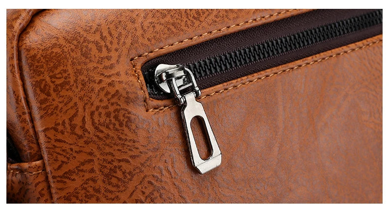 Sacs de messager de marque kangourou de luxe hommes en cuir sac à bandoulière décontracté pour hommes marron noir sac à bandoulière d'affaires sac à main masculin