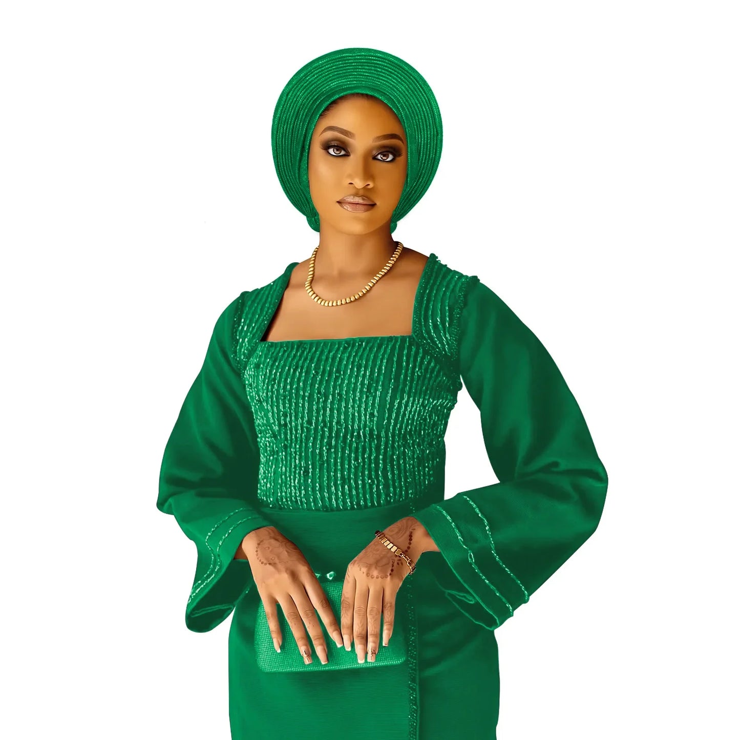 Casquette Turban plissée pour femmes africaines déjà fabriquées Auto Gele femme bandeau Nigeria dame chapeaux chapeau fête de mariage chapeaux