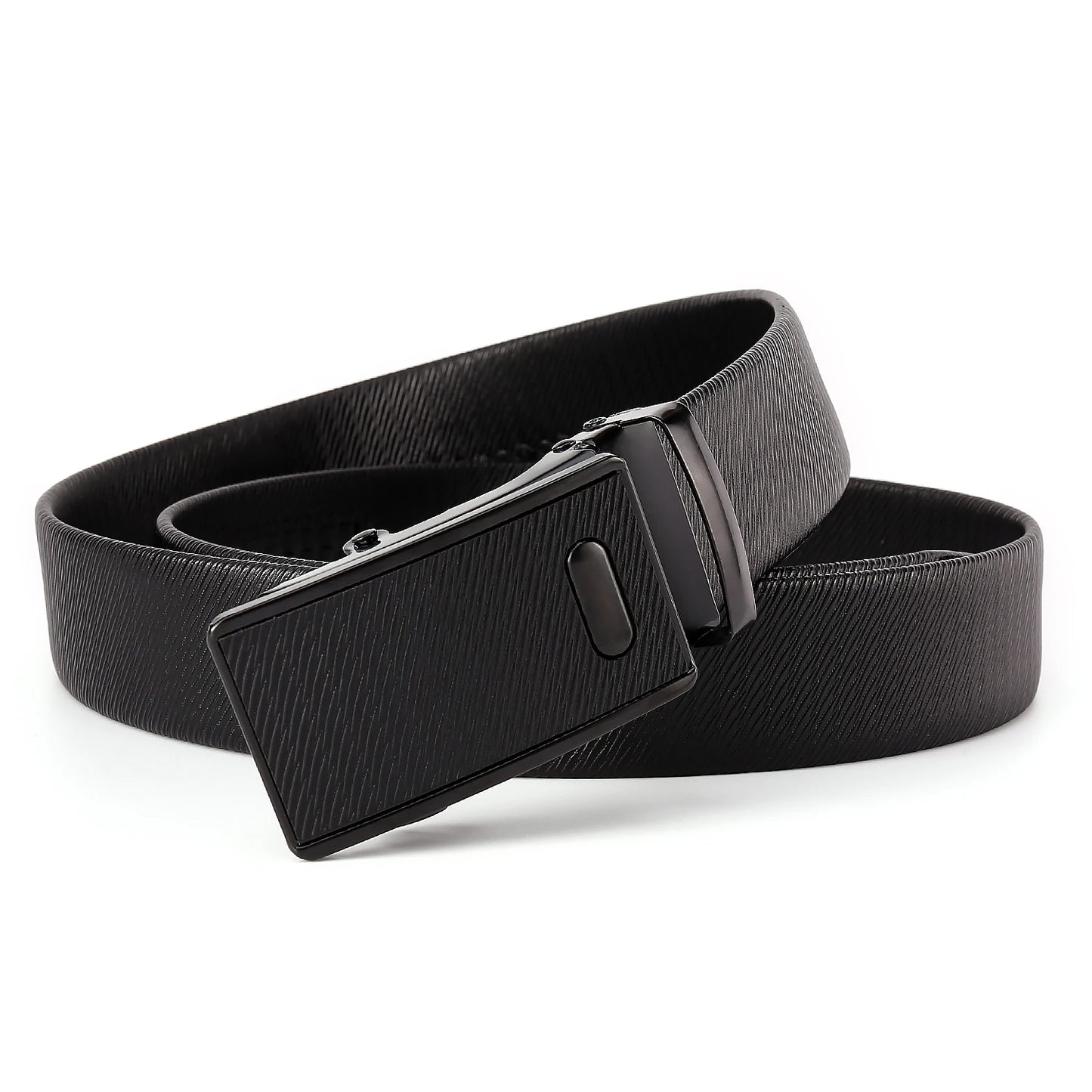 Ceinture tendance pour hommes, durable pour le travail, les affaires et le quotidien Boucle automatique, un super cadeau. Design S