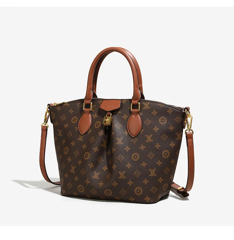 Sac de banlieue de grande capacité pour femmes, nouvelle mode rétro, Texture haut de gamme, fourre-tout à bandoulière polyvalent, 2025