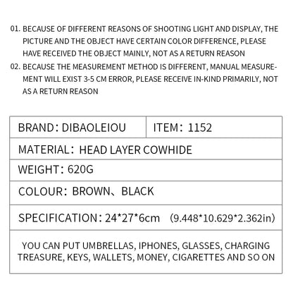 Sac messager en cuir pour hommes, sac à bandoulière d'affaires, petit sac à bandoulière multifonction, sac de voyage pour hommes