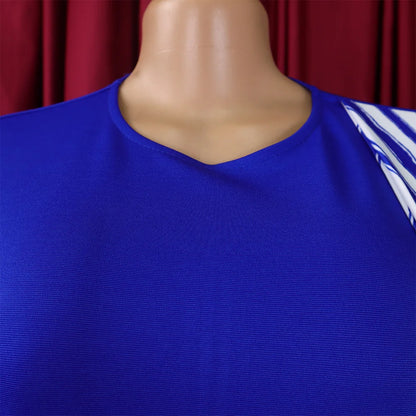 FairyShely 2025 Sexy Patchwork grande taille robe de Club femmes à manches longues grandes robes dame coupe ajustée fête robe courbe serrée