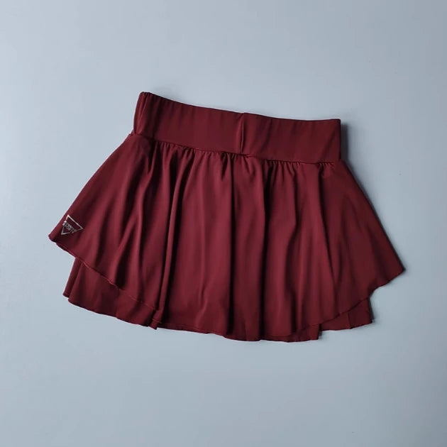 Jupe courte de sport pour femmes, fausse demi-jupe de course deux pièces, séchage rapide, blocage des hanches, anti-éblouissement, tennis respirant