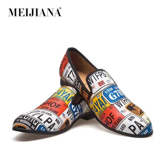 Mocassins College de style britannique pour hommes, chaussures décontractées pour hommes, chaussures respirantes pour gentleman, robe de mariée, chaussures queFormal pour la fête, taille 47