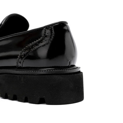 Mocassins d'été en cuir véritable pour hommes, chaussures d'été à enfiler, respirantes, semelle épaisse, richelieu, pompon, tenue décontractée