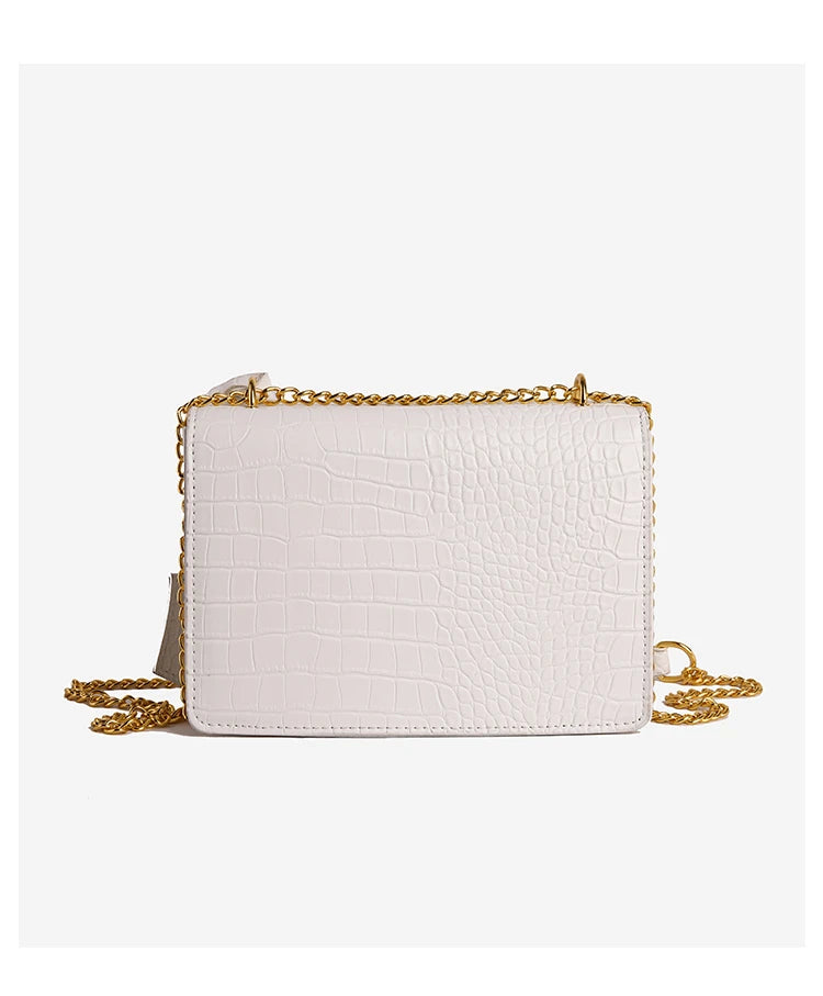 Dames peau de crocodile PU cuir carré sacs à bandoulière sacs à bandoulière сумка sacs pour femme sacs de créateurs de luxe ita sac sacs