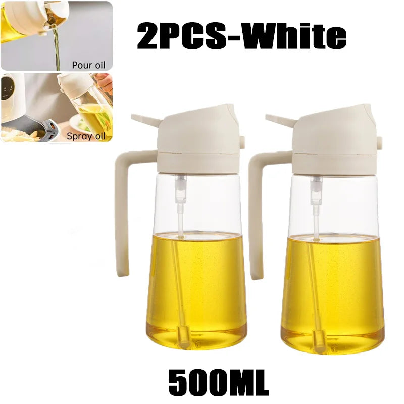 200/300/500ml bouteille de pulvérisation d'huile BBQ cuisson pulvérisateur d'huile d'olive cuisine cuisson huile Spray bouteille vide bouteille de vinaigre brosse à huile