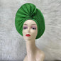Turban de tête musulman pour femmes, Gele africain violet, casquettes déjà fabriquées, Auto Aso Oke, cravate de sauna Gele, chapeau rond pour dames, Z620-2 de fête