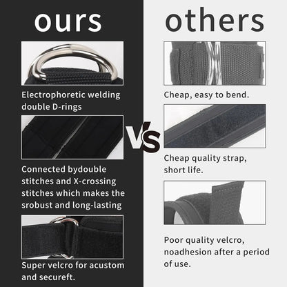 Sangles de cheville bandes de résistance ensemble Fitness entraînement équipement d'exercice cheville poids Yoga élastique Fitness bande pour salle de sport homme femme