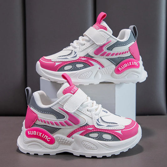 Chaussures à plateforme en cuir pour filles, baskets de luxe pour enfants, chaussures mignonnes pour enfants, rencontres scolaires, mode, nouveau, 2024