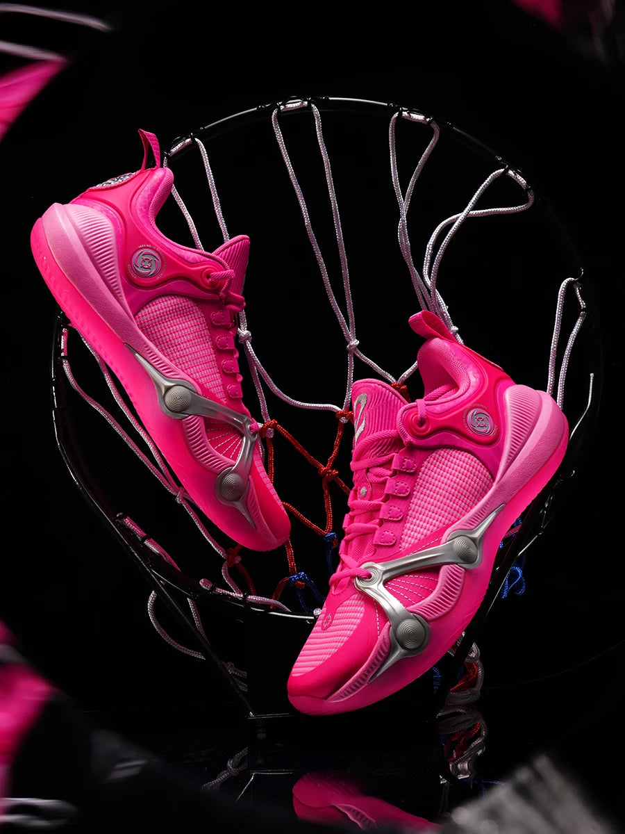 Rigorer BP1 'Kaleidoscope' chaussures de basket-ball hommes bas résistant à l'usure antidérapant professionnel réel Combat Sport baskets