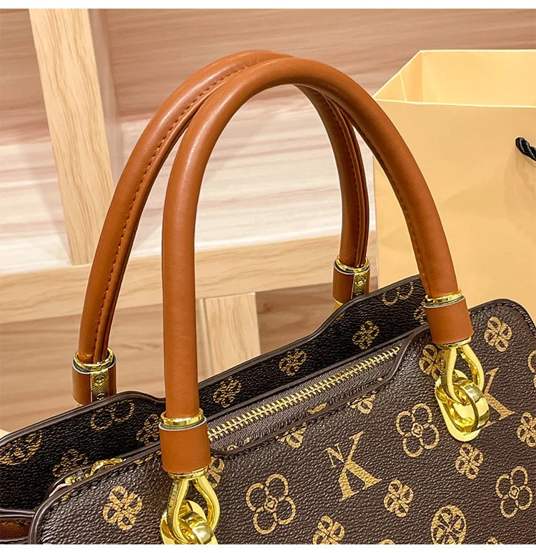 Sac à main de marque de luxe pour femmes, sac à main pour maman, Texture de haute qualité, rétro, épaule simple diagonale, grande capacité, nouvelle collection 2025