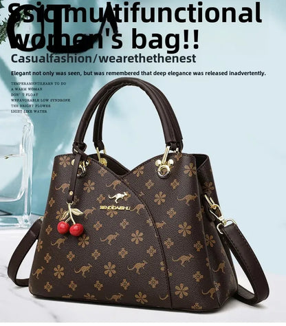 Kangourou femmes sac à main épaule sac à bandoulière automne nouveau Style à la mode maman sac grande capacité fermeture à glissière dames sac à main