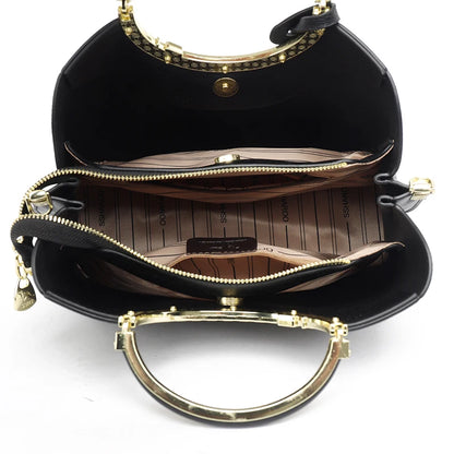 Sac à Main de Luxe en Cuir Souple pour Femme, Fourre-Tout de Grande Capacité à 3 Couches, de Styliste, de Bonne Qualité